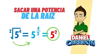 SACAR UNA POTENCIA DE LA RAÍZ  Super facil - Para principiantes