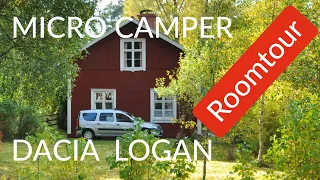 Roomtour | Ausbau Dacia Logan zum Microcamper • E17