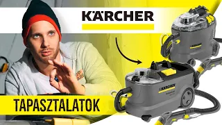 KÄRCHER KÁRPITTISZTÍTÓ vélemény - Puzzi 10/1 és  10/8 C