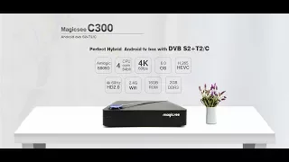 What's the android+DVB ? Magicsee C300 Amlogic S905 Quad hybrid android tv box Android DVB S2/T2/C