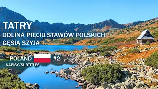 Tatry, Dolina Pięciu Stawów / Valley of Five Ponds, Gęsia Szyja / Gooseneck,  Trails - Poland