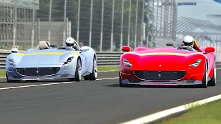 Ferrari Monza SP1 vs Ferrari Monza SP2 - Monza