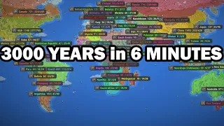 Every Counry wants to rule the World. 3000 Years in 6 minutes - WorldBox Timelapse