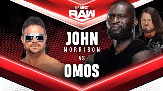 John Morrison Vs Omos - WWE Raw 30/08/2021 (En Español)