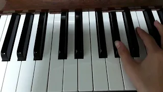 오른손 사요나라노래 피아노배우기