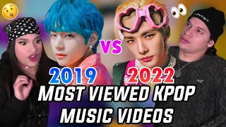 Latinos react to KPOP's Most Viewed Music Videos *BOY GROUPS Edition* 2010 - 2022