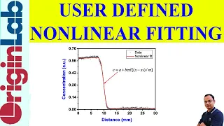 User Defined Nonlinear Fitting Using OriginLab 2021 | Drawing/Graphing-28