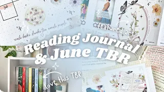 my June TBR (clean reads only) & Reading Journal Set-up