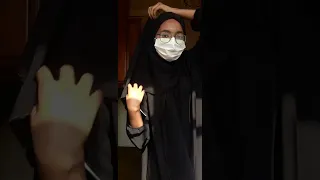 hijab tutorial,if you like it try it🥰 #hijab tutorial