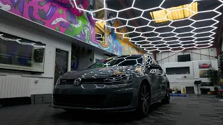 Volkswagen Golf GTI wrapped in Avery Dennison Gloss Rock Grey (Nardo Grey) By the Wrapped UK Team!