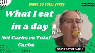 What I eat in a day / Under 20 total carbs