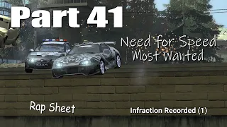 NFS Most Wanted Walkthrough 100% Part41 - Rap Sheet "Infractions Recorded" (1)