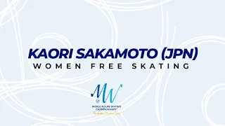 Sakamoto (JPN) | Women FS | ISU World Figure Skating Championships 2022 | Montpellier | #WorldFigure