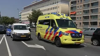 Ambulance Politie en Brandweer met Spoed in Amsterdam