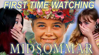 2 most scared girls on the planet watch Midsommar & get traumatized🤢😱😭