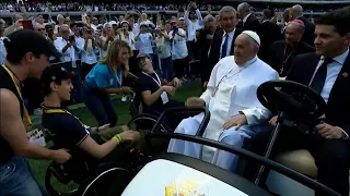 Pope Francis leads mass at Verona's Bentegodi Stadium | AFP