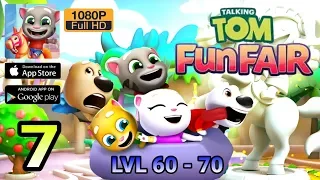 [Android/IOS] Talking Tom Fun Fair Gameplay Full HD by Outfit7 Limited -  PART 7 (Level 60 - 70)