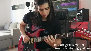 Metallica - And Justice For All...  Solo Cover - Lucio Hortas [ 99% ACCURATE 🔥] & HOW TO PLAY IT