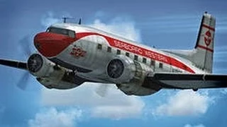 Полёт на DOUGLAS C-117D. MICROSOFT FLIGHT SIMULATOR X.