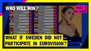 What if Sweden didn't participate in Eurovision 2023? (Part 1/3 - Jury Voting)