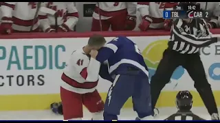 Preseason 2022 Tampa Bay Lightning vs Carolina Hurricanes / Pederson Finley