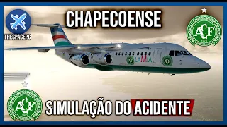 Chapecoense - Simulação do Acidente