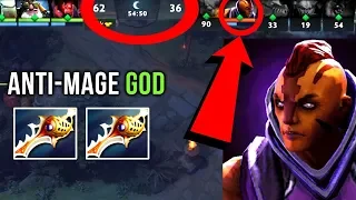Most EPIC Anti-Mage Gameplay EVER?! 1v5-STYLE! Crazy Double Divine Rapier Game-Winning Play Dota 2