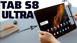 NEW Tab S8 Ultra - First Look! (NEW APPS)