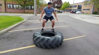 Fat Burning Crossfit Routine With a Tire!!!! Full Crossfit Tire routine included.