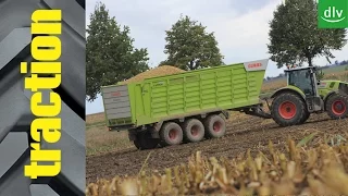 Claas Cargos 760 in der traction-Arbeitsprobe