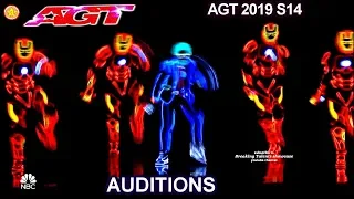 Light Balance KIDS Light-Up dancers EQUALLY AWESOME as the Older |America's Got Talent 2019 Audition