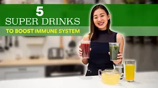 5 Super Drinks to BOOST Immune System (Drink every morning!) | Joanna Soh