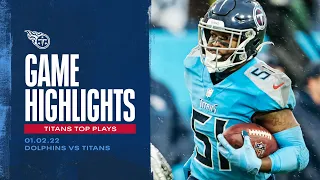 Titans Top Plays from Week 17 vs. Dolphins | Game Highlights