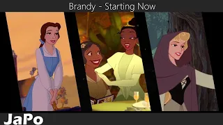 Ultimate Princess Celebration | Brandy - Starting Now (Lyrics) Disney Princess