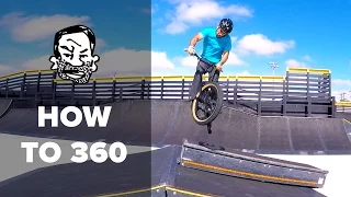 How to 360 a BMX