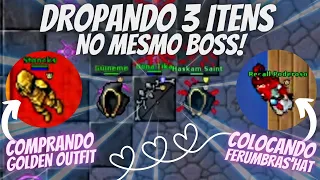 DROPANDO 3 ITENS NO MESMO BOSS, OUTFIT DE 1KKK AND ADVANCED TO MAGIC LEVEL 135 #UrsinhaClips