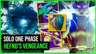 WARLOCK Solo 1 Phase Hefnd's Vengeance! (Destiny 2 Warlord's Ruin)