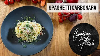 German Spaghetti carbonara in 6 minutes 😍