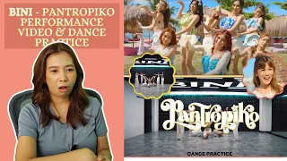 SUMMER NA! || #BINI : Pantropiko Performance Video & Dance Practice || REACTION