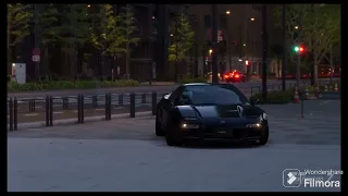 Relaxing with beautiful NSX