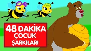 Sevimli Dostlar ile AYI çocuk şarkısı ve 48 Dakika Çocuk Şarkıları 2016 - 2017 | Adisebaba TV