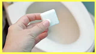 How to WHITEN Your TOILET!! (REMOVE STAINS FASTER) 3 Ingredient NATURAL CLEANING Bombs | Andrea Jean