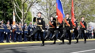 🔴  День Победы 2017. Севастополь. Вынос Государственного флага России и Знамени Победы