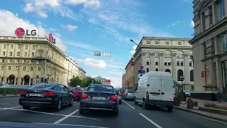 A drive in Minsk, Belarus