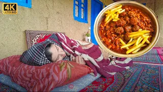 Gheimeh Persian Food | rural cuisine | Khoresht Gheymeh | Iranian Food | IRAN VILLAGE LIFE
