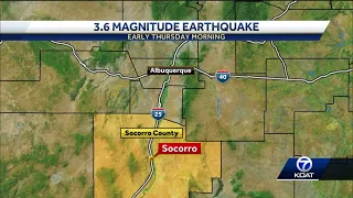 3.6 magnitude earthquake hits New Mexico