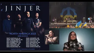 Jinjer North American headlining tour + tour w/ Disturbed and Breaking Benjamin