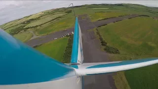 Glider Winch Launch - 4 angles