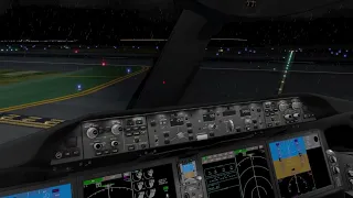 Departing Rainy San Francisco - X-Plane 11 - VATSIM - Magknight 787