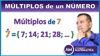 MÚLTIPLOS de un NÚMERO 📌 | Aprendiendo Matemática